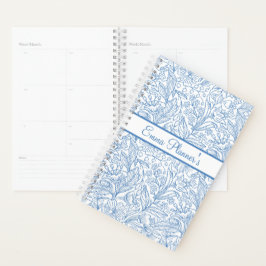 Personalisierter Blumenplaner mit Namen Planer