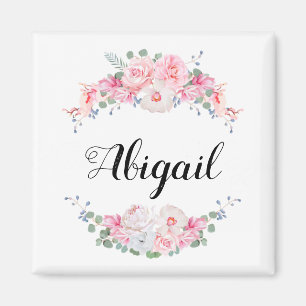 Personalisierter Blumenswagsmagnet Magnet