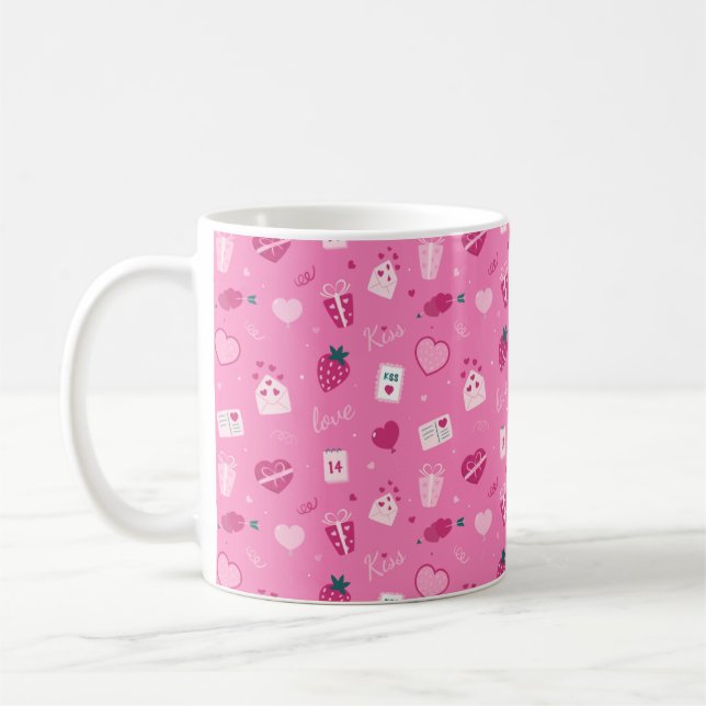 Personalisierter Blumenwäscher - Hochzeit und tägl Kaffeetasse (Links)