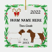 Personalisierter Boer Goat Farm Weihnachten #2