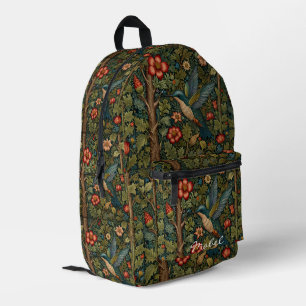 Personalisierter Bohemian-Kolibri Boho-Botanik Bedruckter Rucksack