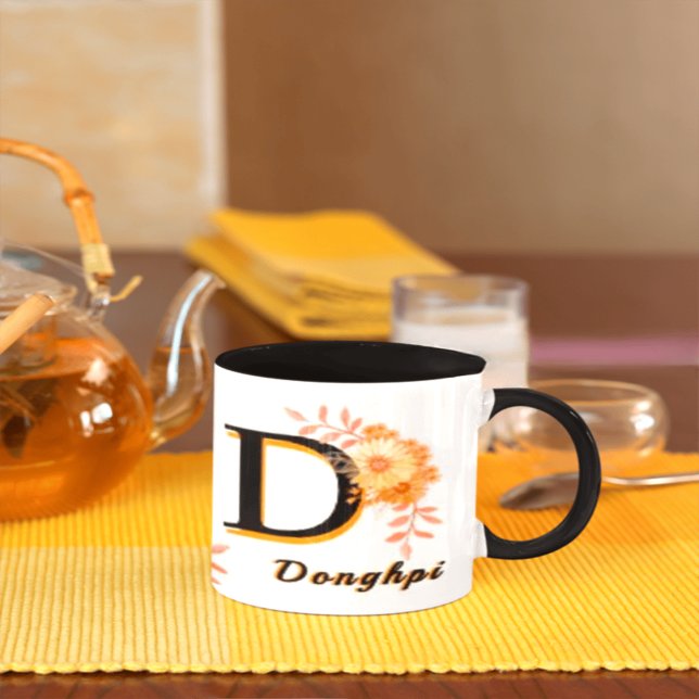 Personalisierter Boho-Blumenbecher - Benutzerdefin Tasse (Von Creator hochgeladen)