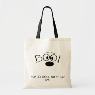 Personalisierter BOO! Halloween-Leckerei-Tasche Tragetasche