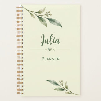 Personalisierter Botanischer Zen-Planer | Salbeigr Planer