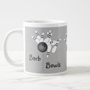 Personalisierter Bowling Jumbo-Tasse