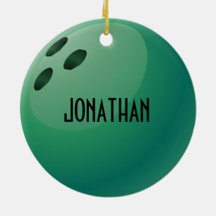Personalisierter Bowling Ornament
