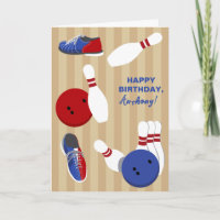 Personalisierter Bowling Themed Geburtstag