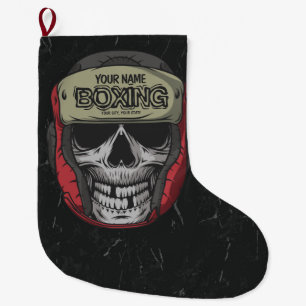 Personalisierter Boxer Fight Club Großer Weihnachtsstrumpf
