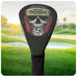 Personalisierter Boxer Fight Club Skelett Boxgymna Golf Headcover