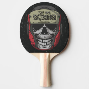 Personalisierter Boxer Fight Club Tischtennis Schläger