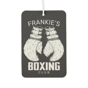 Personalisierter Boxklub Boxer Gym Fighter Handsch Autolufterfrischer
