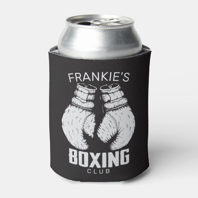 Personalisierter Boxklub Boxer Gym Fighter Handsch Dosenkühler (Kanne Vorderseite)