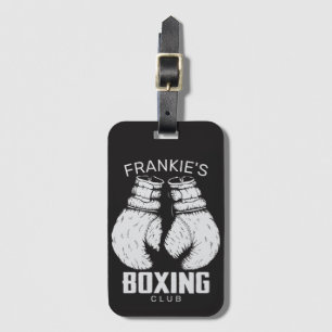 Personalisierter Boxklub Boxer Gym Fighter Handsch Gepäckanhänger
