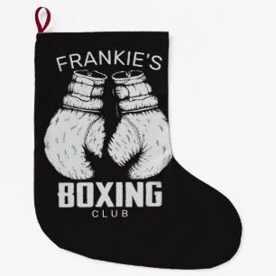 Personalisierter Boxklub Boxer Gym Fighter Handsch Großer Weihnachtsstrumpf