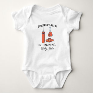 Personalisierter Boxname - Boxspieler in Ausbildun Baby Strampler
