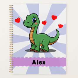 Personalisierter Brachiosaurus-Dinosaurier-Planer Planer