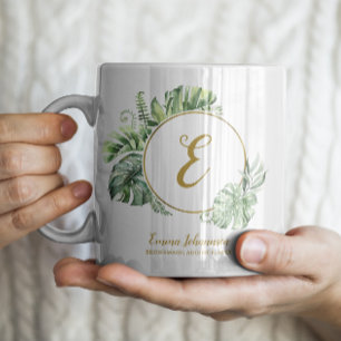 Personalisierter Brautjungfern Antrag für die Hoch Kaffeetasse