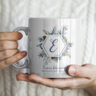 Personalisierter Brautjungfern Antrag zur Brautpar Kaffeetasse