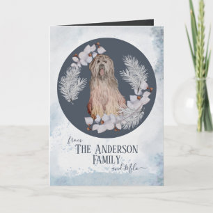 Personalisierter Briard Weihnachten