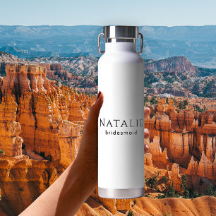 Personalisierter Bridesmaid-Junggeselinnen-Abschie Trinkflasche