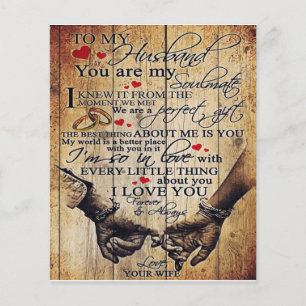 Personalisierter Brief an mein Ehemann WOHNGESTA Flyer