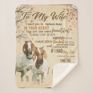 Personalisierter Brief an meine Ehefrau Liebe von  Sherpadecke