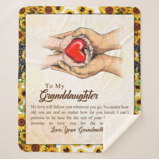 Personalisierter Brief an meine Enkelin Sherpadecke