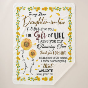 Personalisierter Brief an meine Tochter, Sherpadecke