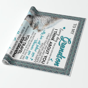 Personalisierter Brief an meinen Enkel, Liebe Gran Geschenkpapier