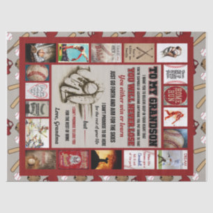 Personalisierter Brief an meinen Großvater, Liebe  Seidenpapier