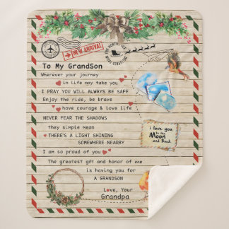 Personalisierter Brief an meinen Großvater Sherpadecke