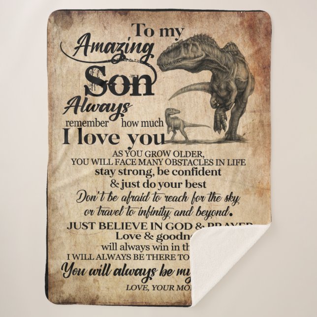 Personalisierter Brief an meinen Phantastischen So Sherpadecke (Vorderseite)