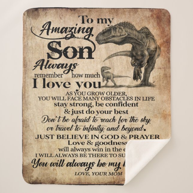 Personalisierter Brief an meinen Phantastischen So Sherpadecke (Vorderseite)