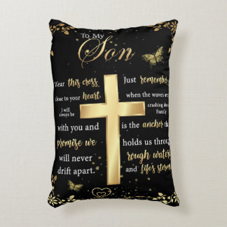 Personalisierter Brief an meinen Sohn Dekokissen