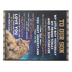 Personalisierter Brief an unseren Sohn, Sohn zum G Notizblock