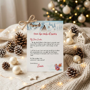 Personalisierter Brief aus dem Santa Claus-Templat Einladung