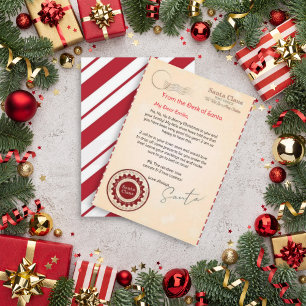 Personalisierter Brief aus dem Santa Claus-Templat Einladung