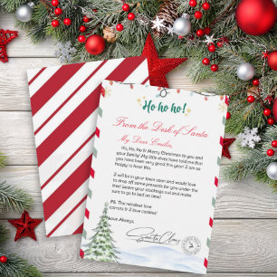Personalisierter Brief aus dem Santa Claus-Templat Einladung
