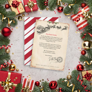 Personalisierter Brief aus dem Santa Claus-Templat Einladung