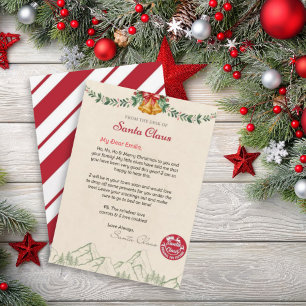Personalisierter Brief aus dem Santa Claus-Templat Einladung