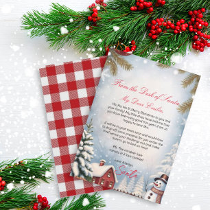 Personalisierter Brief aus dem Santa Claus-Templat Einladung