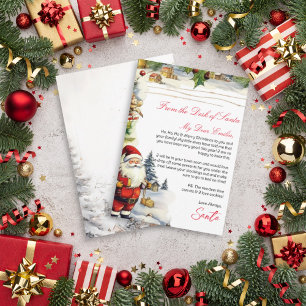 Personalisierter Brief aus dem Santa Claus-Templat Einladung