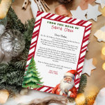 Personalisierter Brief des Weihnachtsinvs vom Weih Einladung<br><div class="desc">Personalisierter Brief vom Weihnachtsmann. Geben Sie Ihrem Kind in diesem Jahr einen besonderen,  niedlichen Brief vom Weihnachtsmann. Sammlung: https://www.zazzle.com/collections/love_christmas_collection-119212194434211063</div>