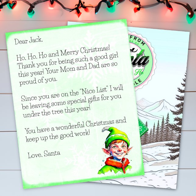 Personalisierter Brief des Weihnachtsmanns an Jung (Von Creator hochgeladen)