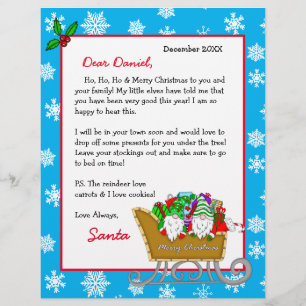 Personalisierter Brief von Santa für Kinder