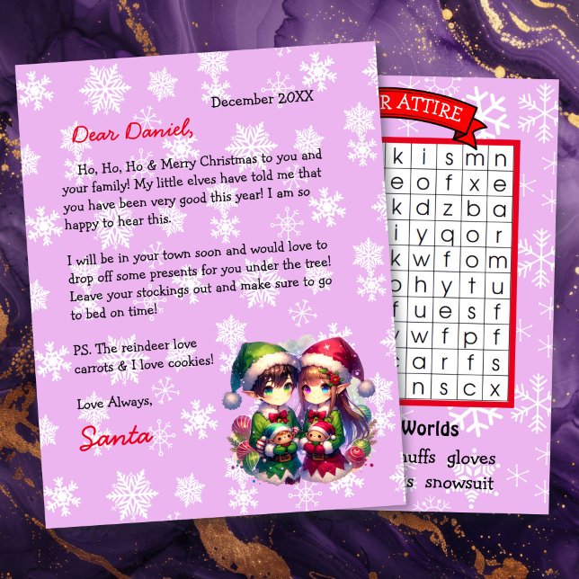 Personalisierter Brief von Santa für Kinder (Von Creator hochgeladen)