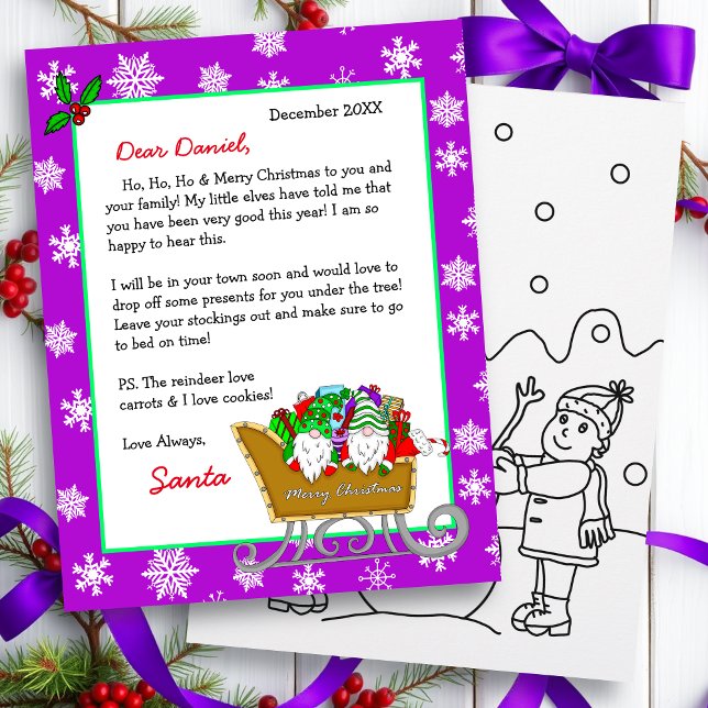 Personalisierter Brief von Santa für Kinder (Von Creator hochgeladen)