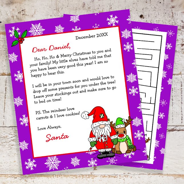 Personalisierter Brief von Santa für Kinder (Von Creator hochgeladen)