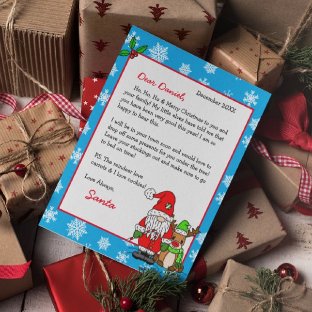 Personalisierter Brief von Santa für Kinder (Von Creator hochgeladen)