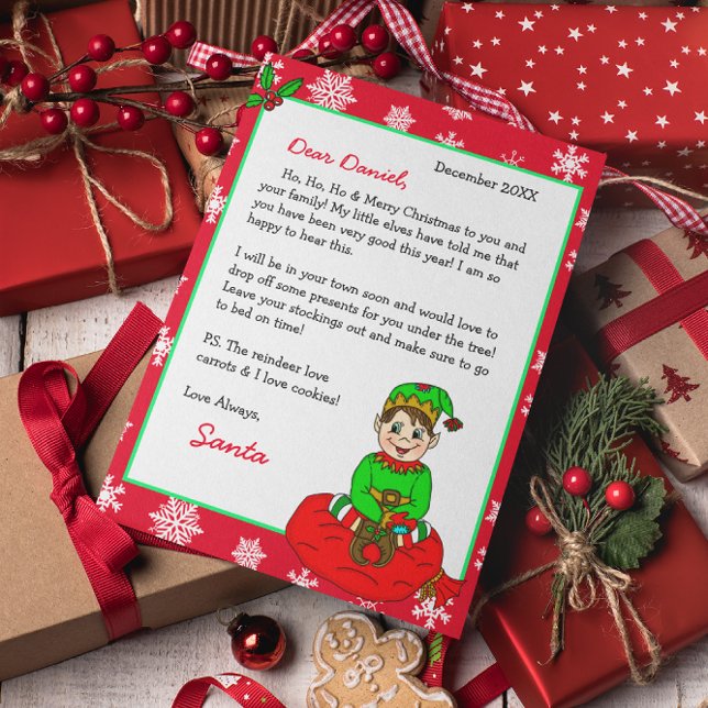 Personalisierter Brief von Santa für Kinder (Von Creator hochgeladen)